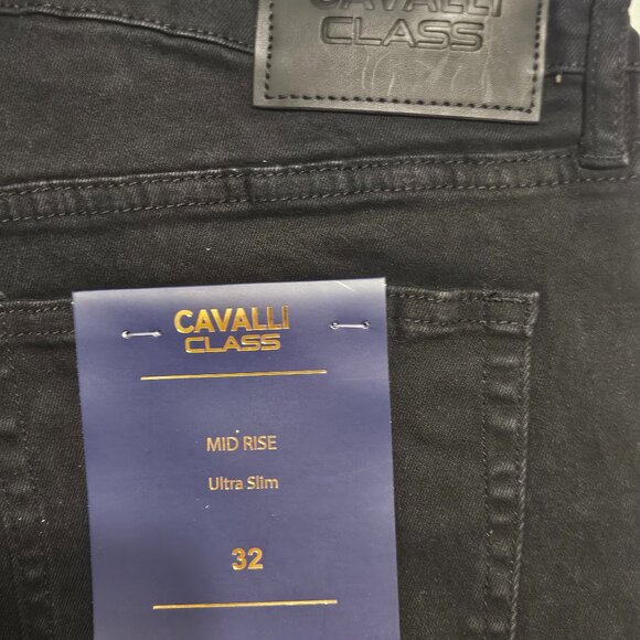 NWT Roberto Cavalli Distressed Jeans Mid Rise Size 32 - Picture 7 of 15